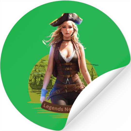 Legends Never Die Stickers