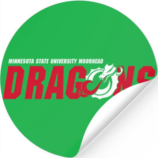Minnesota State Moorhead Dragons Icon Stickers