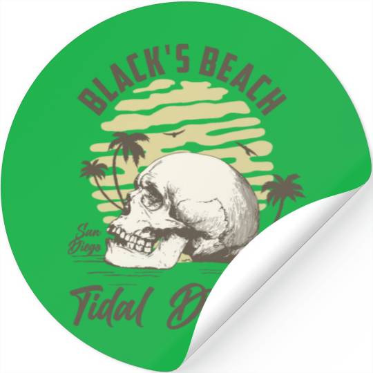 Black's beach San Diego California Stickers
