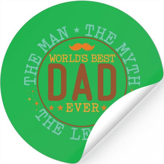 best dad ever Stickers