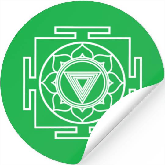 Kali Yantra Symbol Goddess Hindu Hinduism Yoga Stickers