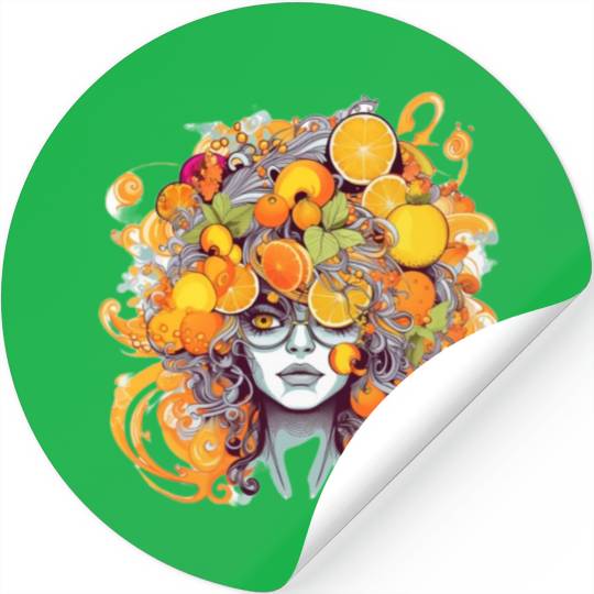 Psychedelic Retro Revival: Embrace the Groovy Vibe Stickers