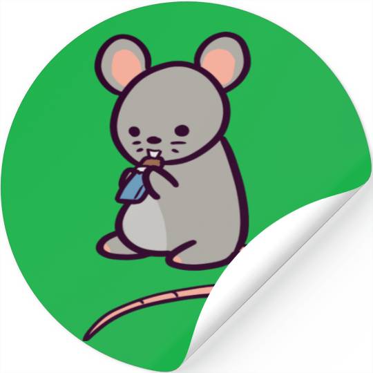 Cute Rat Candy Bar Stickers