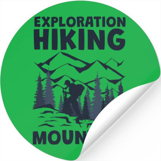 Hiking Mountains Alps Hike Hikers Stickers