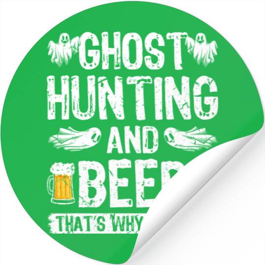 Ghost Hunting Paranormal Researcher Ghost Stickers