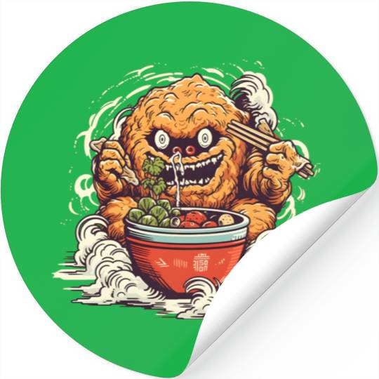 Ramen Monster Stickers