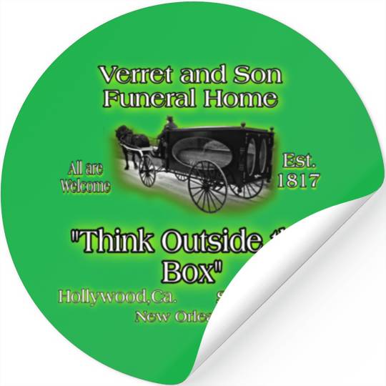 Verret and Son Funeral Home Stickers