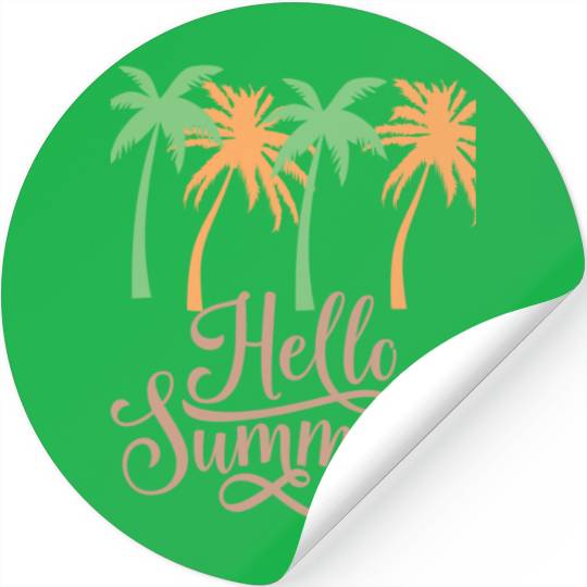 Hello Summer Stickers