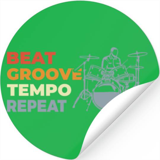 Drummer Motivation Stickers