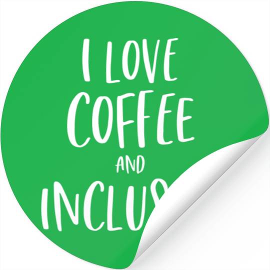 Funny Special Education Teacher Coffee Lover Stickers