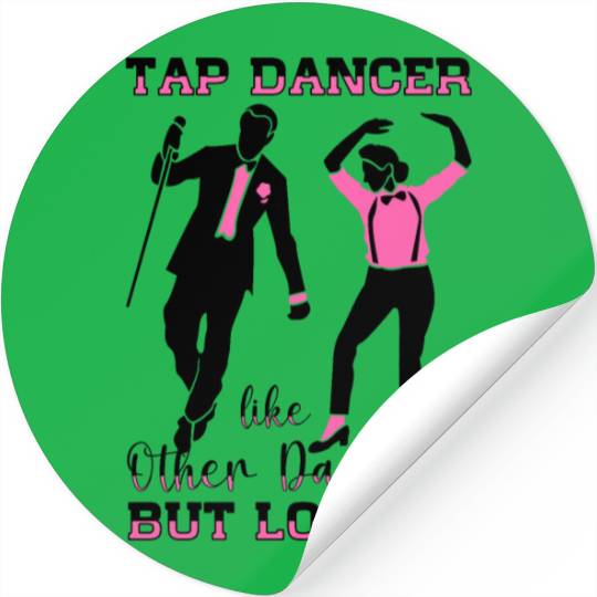 Tap Dancer Tap Dancing Shoes Tap Dance Teacher Stickers
