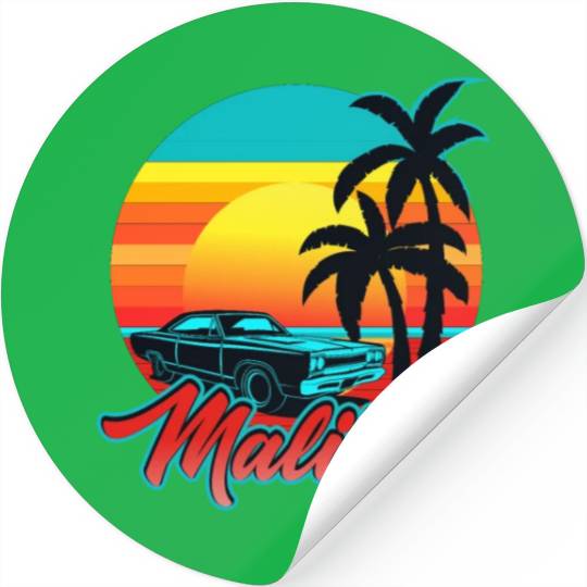 Malibu Stickers