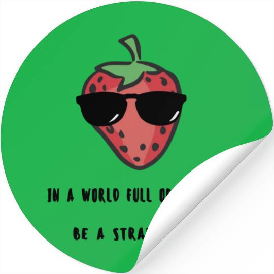 Strawberry world Stickers