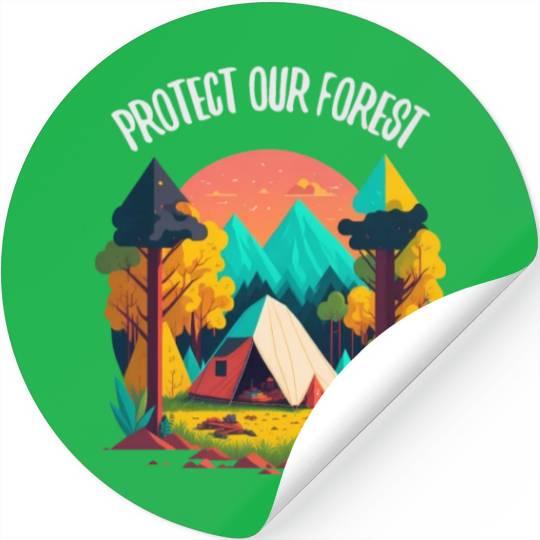 Natur Wildlife Outdoor Forest Camping Hiking Stickers