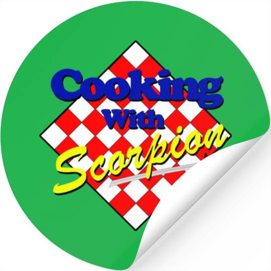 Cooking with Scorpion nature Stickers