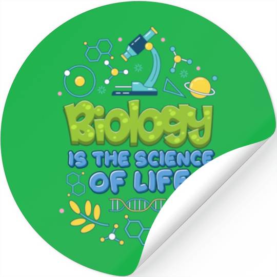 Biology is the Science of Life summer Stickers