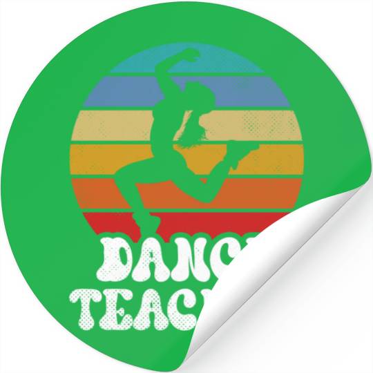 Dance Teacher Teach Dancer Dancing Class Stickers