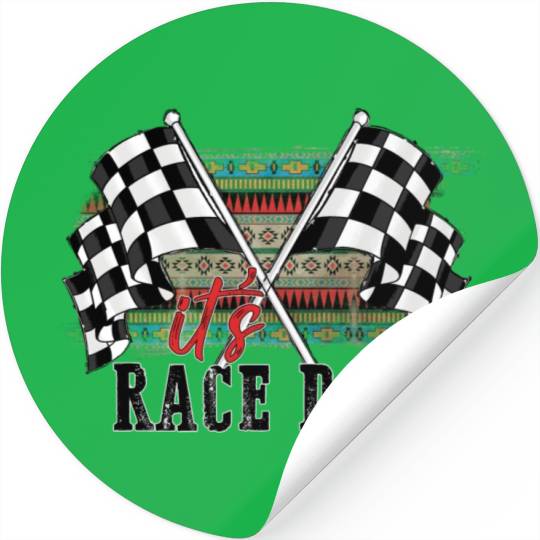 Its Race Day Stickers