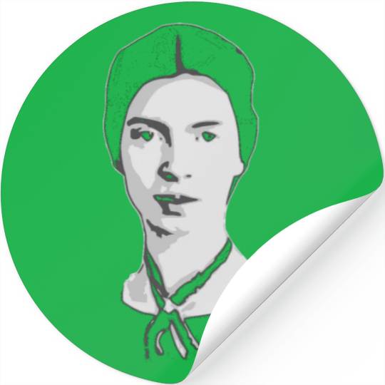 Emily Dickinson Black and White Stickers