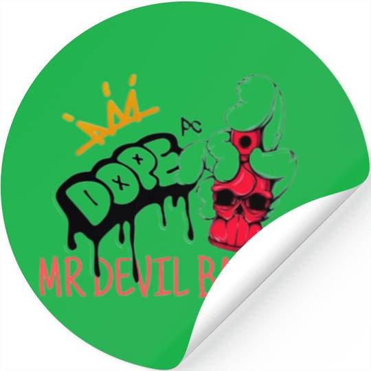 MR DEVIL BABA DJ Stickers