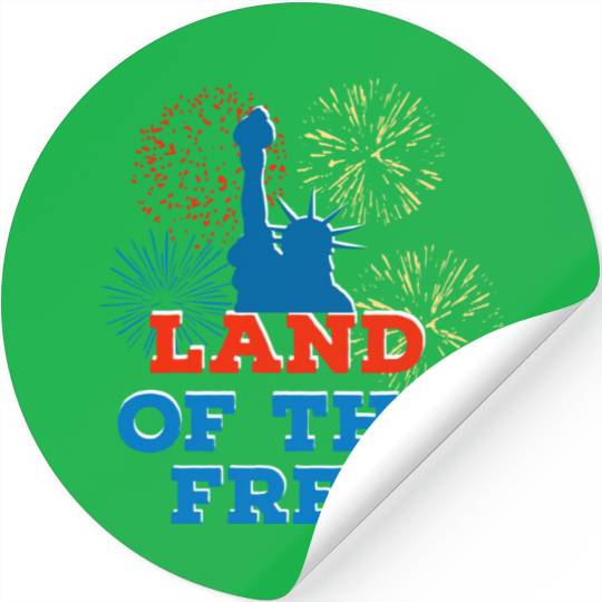 Land of the free gift Stickers