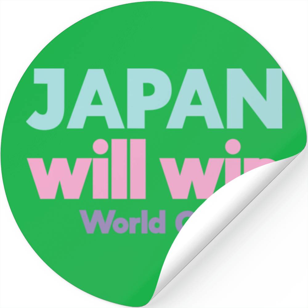 Japan world cup music Stickers