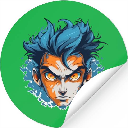 Sapphire Fury. Unleash Your Inner Power. Stickers
