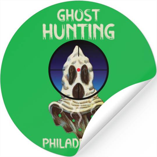 Paranormal Investigator Philadelphia Hunter Ghost Stickers