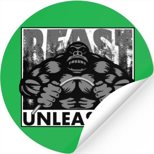 Beast Unleashed design Stickers