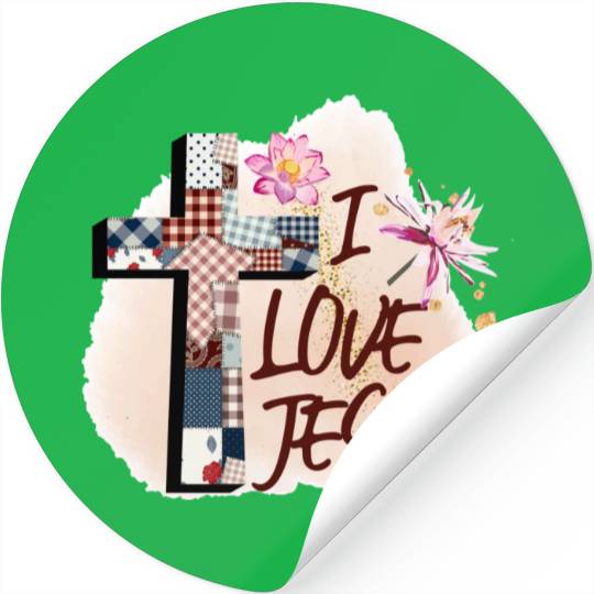 I Love Jesus Stickers