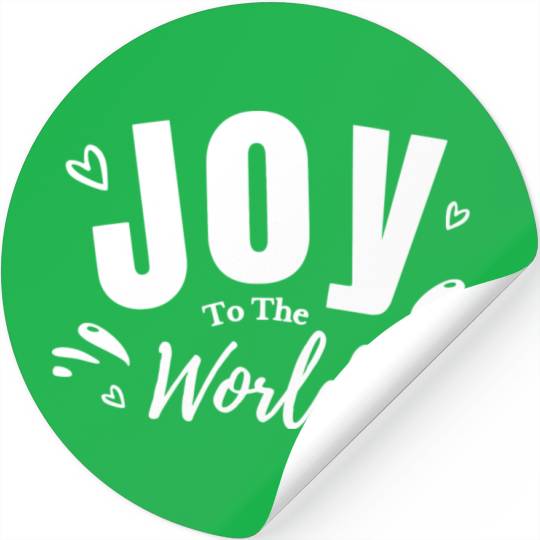 Joy To The World Stickers