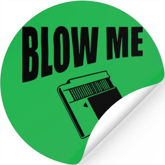 Blow Me Video Game Stickers