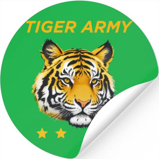 TIGER ARMY Stickers