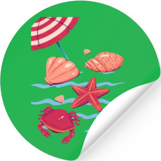 "Beach Bliss Stickers: Embrace Summer with Style"