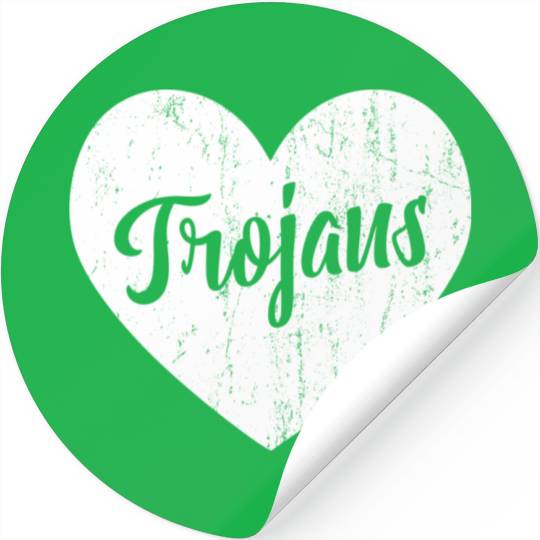 Trojans School Sports Fan Team Spirit Mascot He Stickers