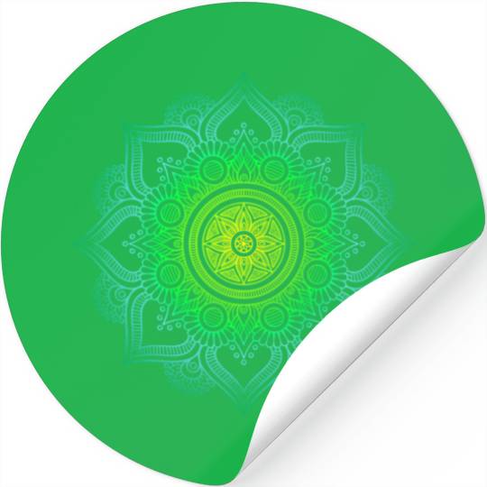 mandala time Stickers