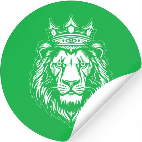 Lion Lionhead Mane Predator Stickers