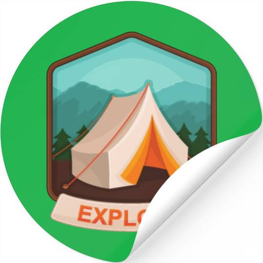 Gone Camping Stickers