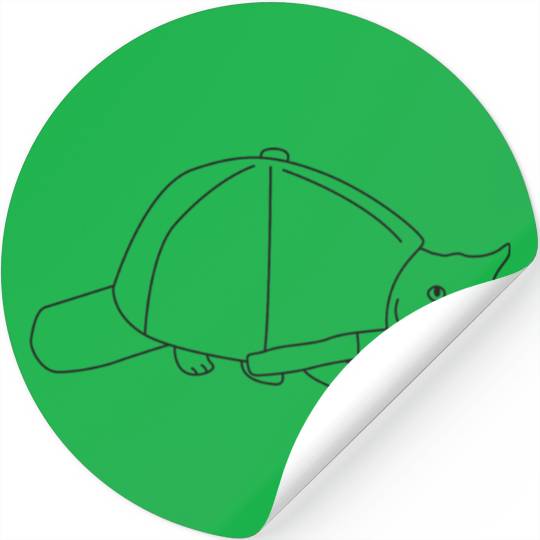 Turtle Cat Stickers