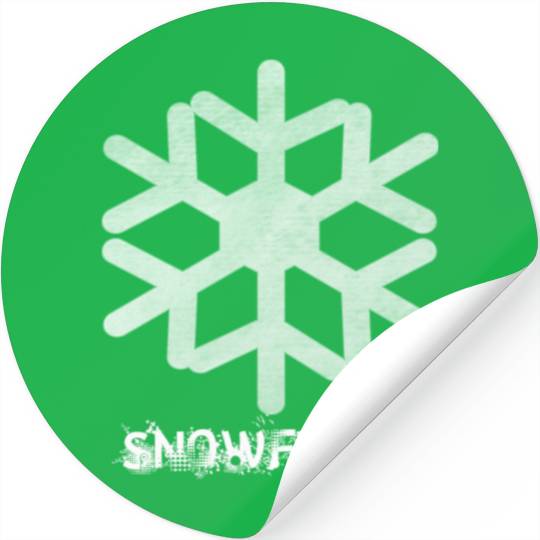 Snowflake Snow Flake Stickers