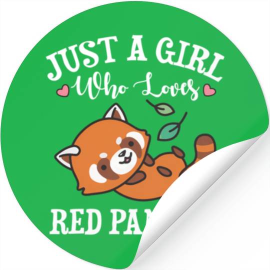 Red Panda Stickers