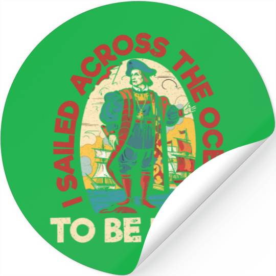 Christopher Columbus Italian American Columbus Day Stickers