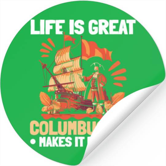 Christopher Columbus Italian American Columbus Day Stickers