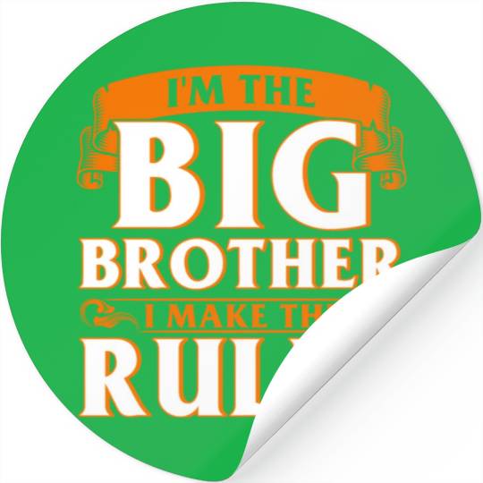 Family Brothers Sister Brother yellow Stickers