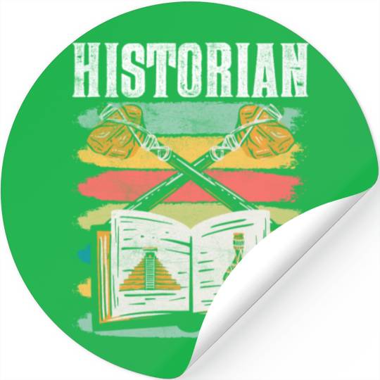 Historian Historic Teacher Job History Stickers