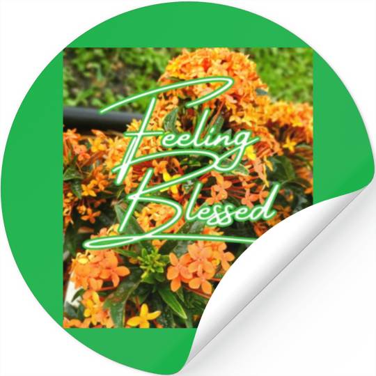 Nature, feeling blessed Stickers