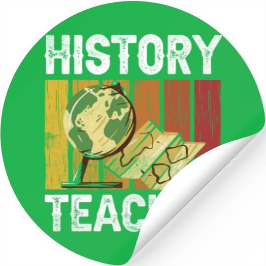 History Teacher Job Historian Historic Stickers