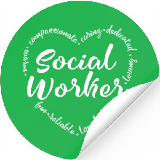 Social Worker He - Social Work Stickers