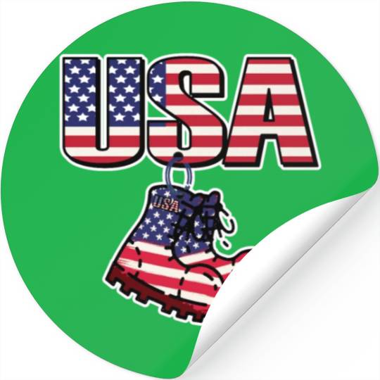 God bless America the land of the free Stickers