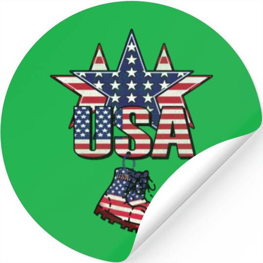 God bless America the land of the free Stickers